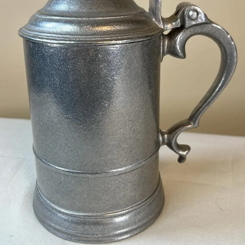 Vintage‎ Wilton Armetale Domed Lidded Tankard Tavern Pub Renaissance Props  Gift
